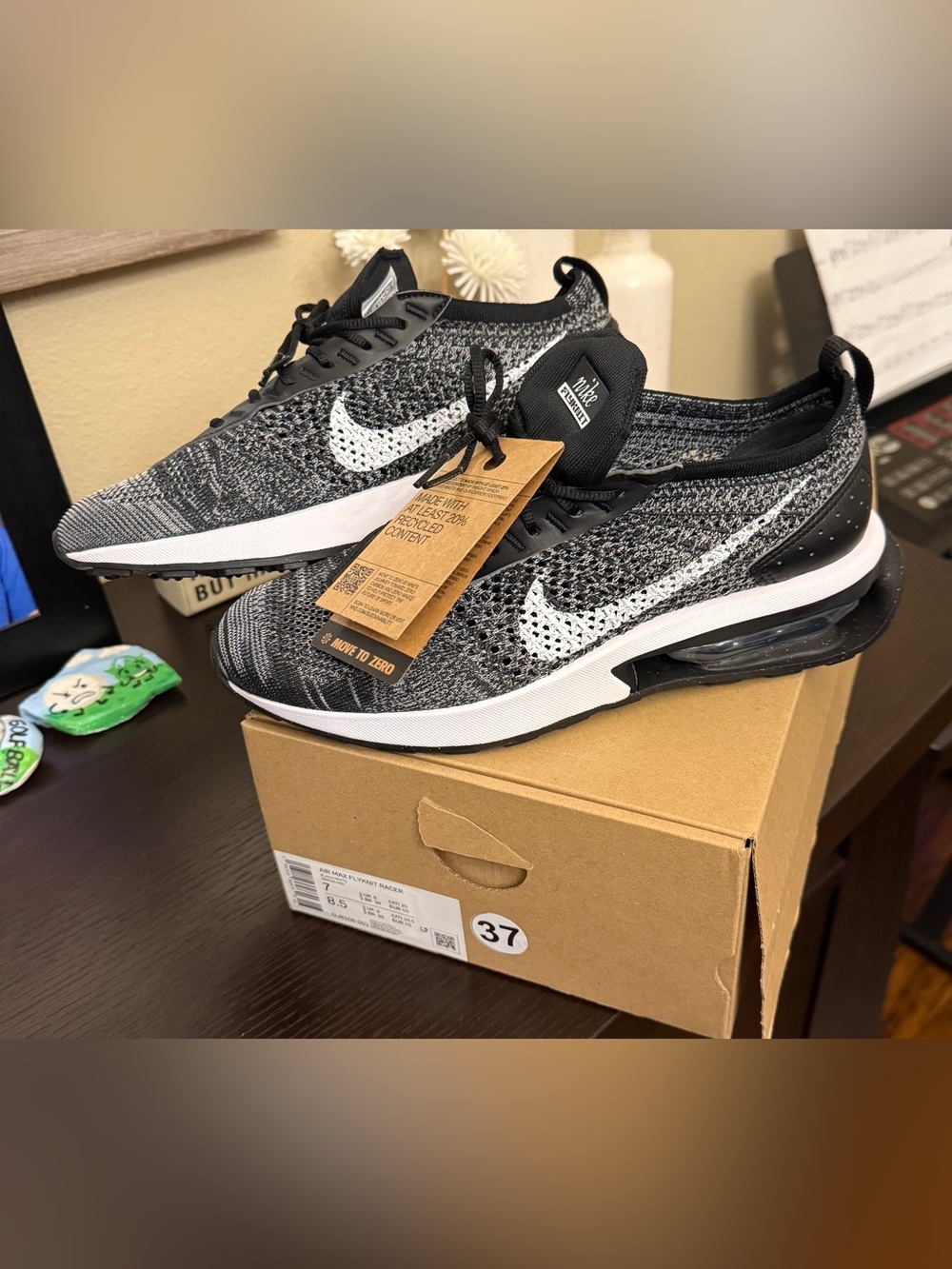 Nike Air Max Flyknit Racer Sneakers Mens 7 New